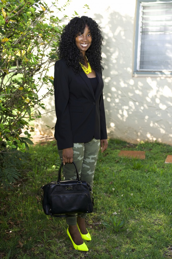 Camouflage Print and Neon | Pretty Tall Style