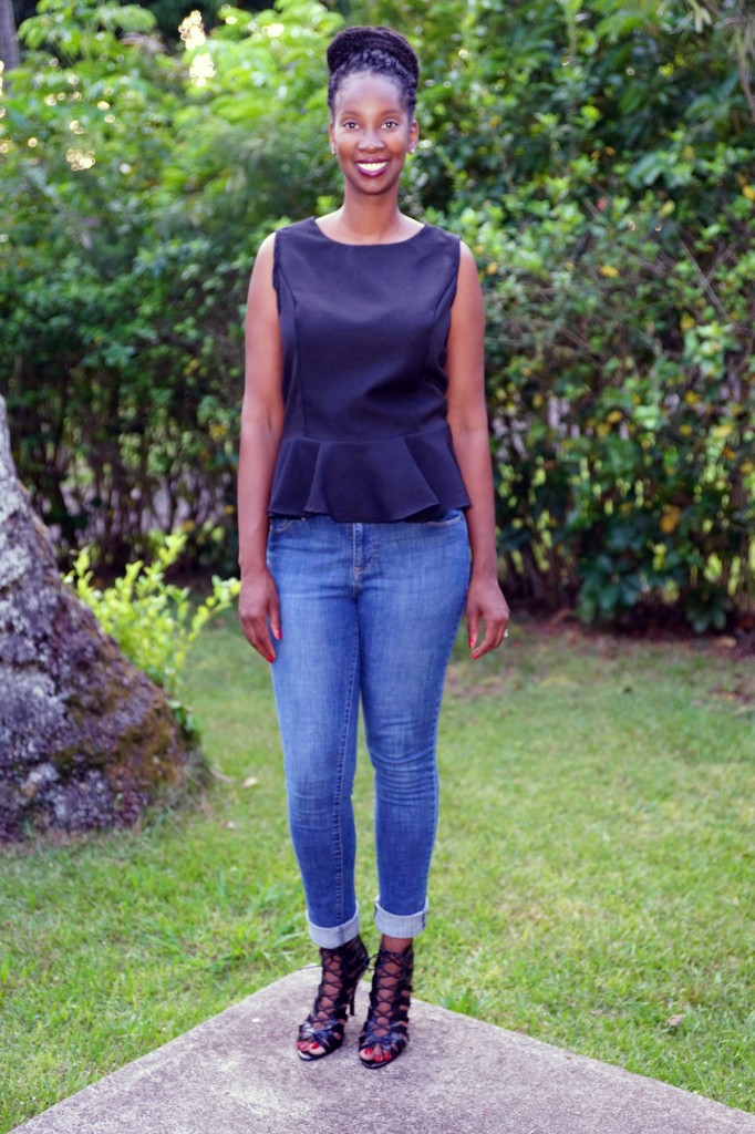 DIY Peplum Top | Pretty Tall Style Blog